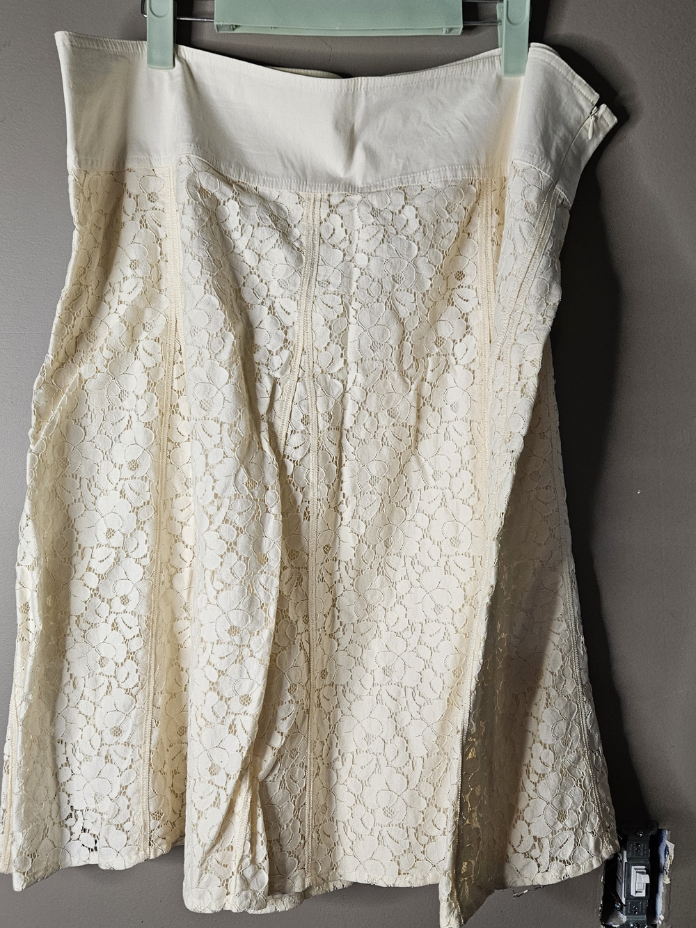 Axcess Cream Lace A-Line Skirt